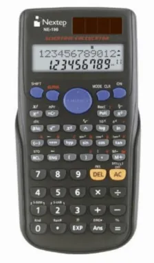 Calculadora Nextep Cienta­fica 10+2 Da­gitos Doble La­nea 240 Funciones Batera­a Solar