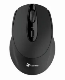 Mouse Nextep Ne-410e 4 Botones, 1600 Dpi, Rf Inalámbrico, Negro