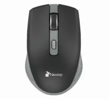 Mouse Nextep Ne-413ng 1600 Dpi, Rf Inalámbrico, 10 M, Negro, Gris