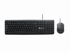 Kit Teclado Y Mouse Nextep Ne-416 Usb, Interruptor De Membrana, Alámbrico, 800 Dpi, Negro, Gris