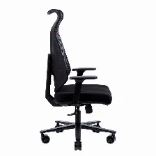 Silla Xpg Nimbus, Respaldo De Malla, Reposabrazos Ajustables, Negro/rojo