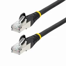 Patchcord Startech.com Nlbk-50f-cat6a-patch Cat6a, 15.2 M, S/ftp (s-stp), Negro