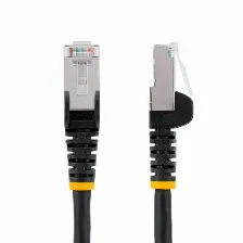Patchcord Startech.com Nlbk-50f-cat6a-patch Cat6a, 15.2 M, S/ftp (s-stp), Negro