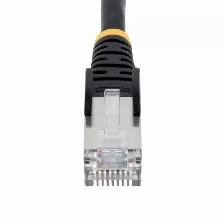 Patchcord Startech.com Cat6a, 1.8 M, S/ftp (s-stp), Negro