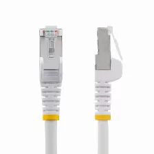 Patchcord Startech.com Cat6a, 2.1 M, S/ftp (s-stp), Blanco