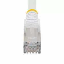 Patchcord Startech.com Cat6a, 2.1 M, S/ftp (s-stp), Blanco