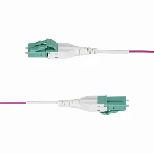 Cable Startech.com 1 M, Fibra Om4, Lc, Lc, 100 Gbit/s, Violeta