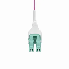 Cable Startech.com 2 M, Fibra Om4, Lc, Lc, 100 Gbit/s, Violeta