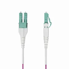 Cable Startech.com 7 M, Fibra Om4, Lc, Lc, 100 Gbit/s, Violeta