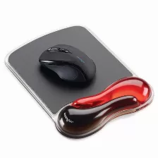 Mousepad Kensington Mouse Pad Duogel – Rojo Apoya Muñecas, Negro, Rojo