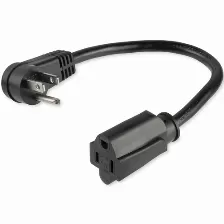 Cables De Poder Startech.com Macho, Hembra 125 V, 0.9 M, Negro