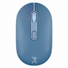 Mouse Perfect Choice Pc-045250 óptico, 4 Botones, 1600 Dpi, Rf Inalámbrico + Bluetooth, 10 M, Azul