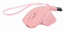 Mouse Perfect Choice Pc-045281 óptico, 4 Botones, 1600 Dpi, Rf Inalámbrico + Bluetooth, 10 M, Rosa