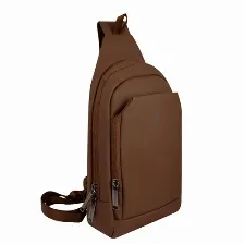 Mochila Perfect Choice Pc-085027 Poliéster, Color Café