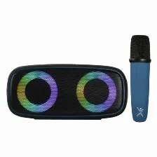 Bocina Perfect Choice Pc-112815 Usb, Bt, Inalámbrico Y Alámbrico, Universal, Azul