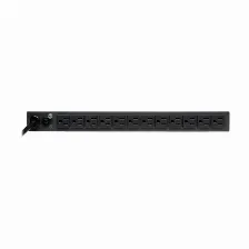 Sistema De Alimentacion Tripp Lite Horizontal, 13 Salidas Ac, Conector Nema 5–15p, Máxima Corriente 15 A, Voltaje 100-127 V, Cable De 4.57 M, Capacidad Del Rack 1u, Color Negro