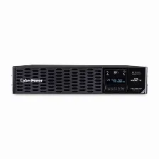 No Break Cyberpower Pr1500rt2u 1.5 Kva / 1500 W, 2430 J, Entrada 125 V, 8 Salidas Ac, Negro