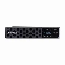 No Break Cyberpower Pr1500rtxl2u 1.5 Kva / 1500 W, 2430 J, Entrada 125 V, 8 Salidas Ac, Negro