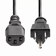 Cables De Poder Startech.com Macho, Hembra 125 V, 7.6 M, Negro