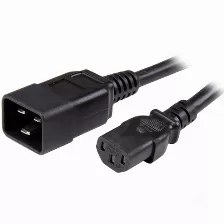 Cables De Poder Startech.com Pxtc13c20146 Macho, Hembra 125 V, 1.8 M, Negro
