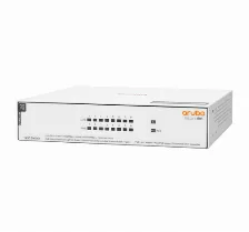 Switch Aruba No Administrado, L2, Cantidad De Puertos 8, Gigabit Ethernet (10/100/1000), 16 Gbit/s, Blanco
