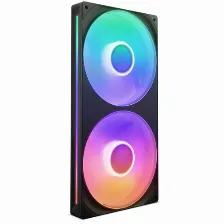 Kit 2 Ventiladores Nzxt F280 Rgb Core, 2000 Rpm, Plastico, 280mm, Negro