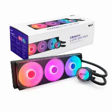 Enfriamiento Liquido Nzxt Kraken Core 360, 3x 120mm, Hasta 2400rpm, Negro