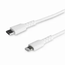 Cable Para Móvil Startech.com 2 M, Usb C A Lightning, Blanco