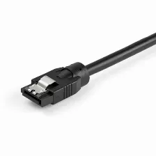 Cable Sata Startech.com Cable Sata Redondo De 0.3m Sata Iii, Macho/macho, 0.3 M, Negro