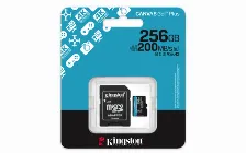 Memoria Micro-sd Kingston Technology Canvas Go Plus 256gb, 200 Mb/s, Clase 10