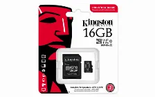 Memoria Kingston Technology Industrial 16 Gb, Microsdhc, Clase 10