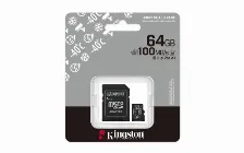 Memoria Microsdxc Kingston Technology Industrial 64 Gb, Velocidad 100 Mb/s, Clase 10