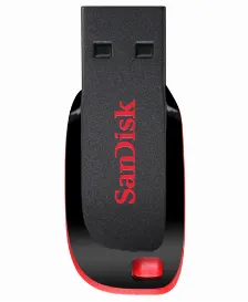 Memoria Usb Sandisk Cruzer Blade Z50 16gb Negro/rojo