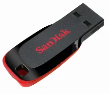 Memoria Usb Sandisk Cruzer Blade Z50 16gb Negro/rojo