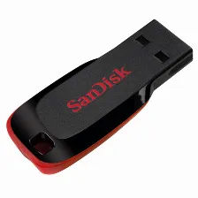 Memoria Usb Sandisk Cruzer Blade 32gb, 2.0, Negro/rojo