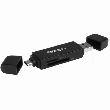 Lector De Memorias Startech.com Sdmsdrwu3ac Transferencia 5000 Mbit/s, Mmc, Microsd (transflash), Microsdhc, Microsdxc, Sd, Sdhc, Sdxc, Color Negro