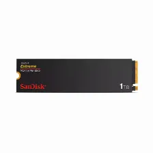 Ssd Sandisk Extreme Nvme, 1tb, Pci Express 4.0, M.2, Escritura 4900mb/s, Lectura 5150mb/s