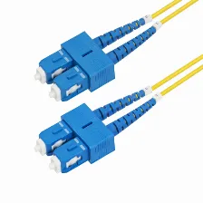Cable Startech.com 30 M, Fibra Os2, Sc, Sc, 100 Gbit/s, Amarillo