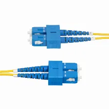 Cable Startech.com 3 M, Fibra Os2, Sc, Sc, 100 Gbit/s, Amarillo