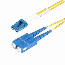 Cable Startech.com 30 M, Fibra Os2, Lc, Sc, 10 Gbit/s, Amarillo
