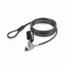 Cable Antirrobo Startech.com Noble, Brecha, 2 Teclas, 2 M, Acero Al Carbón, Negro