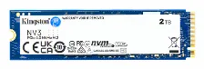 Ssd Kingston Nv3 2tb, M.2, Pci Express 4.0, Lectura 6000 Mb/s, Escritura 5000 Mb/s