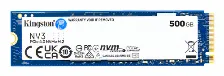 Ssd Kingston Nv3 500gb, M.2, Pci Express 4.0, Lectura 5000 Mb/s, Escritura 3000 Mb/s