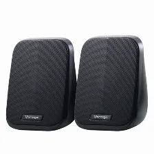 Bocinas Vorago Spk-107, Alambricas, 3.5mm, 3w Rms, Usb, Negro