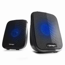 Bocinas Vorago Spk-107, Alambricas, 3.5mm, 3w Rms, Usb, Negro