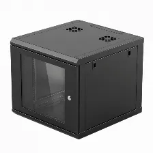 Gabinete De Pared 9u De 635 Mm De Profundidad, Rack De 19 In En Acero Reforzado: Compacto Y Resistente Para Soluciones Profesionales