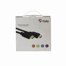 Cable Stylos Hdmi Macho - Hdmi Macho 10 Metros Negro