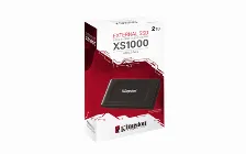 Ssd Externo Kingston Xs1000 2tb, Lectura 1050 Mb/s, Escritura 1000 Mb/s, Usb Tipo C, 3.2 Gen 2, Negro Open Box