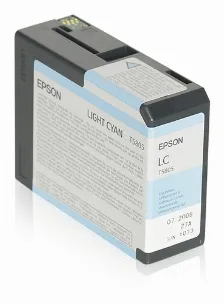 Cartucho De Tinta Epson T580500 Original, Cian Claro, 80 Ml