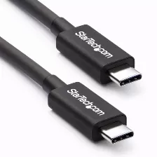 Cable Thunderbolt Startech.com 0.5 M V. 3, 40 Gbit/s, Negro